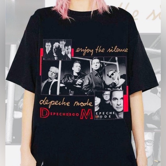 Gildan Tops - Depeche Mode ‘Enjoy the Silence' Graphic shirt. Unisex L oversized Top T-shirt
